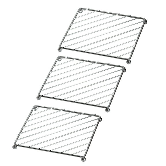 UEETEK Kitchen Hot Pads Heat Insulation Mat Metal Trivet Homeowners Food Preparation 3Pcs