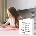thumbnail image 7 of Zomyto 7x7 In Inspirational Wooden Box Sign,She is Strong Fierce Reave Full of Fire Motivational Decor, 7 of 7