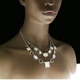 thumbnail image 6 of Erica Lyons Adjustable Fashion-Necklace Silver-Tone, 6 of 7