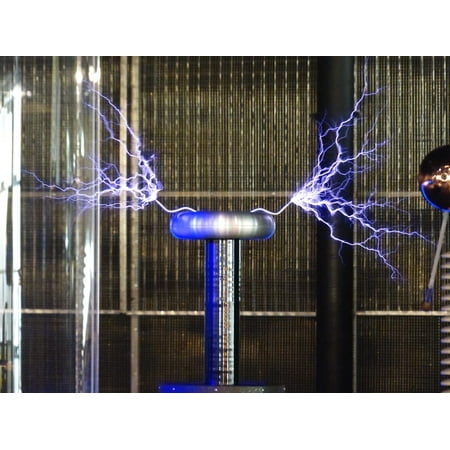 - LAMINATED POSTER Tesla Coil High Voltage Flash Experiment Poster Print 24 x 36