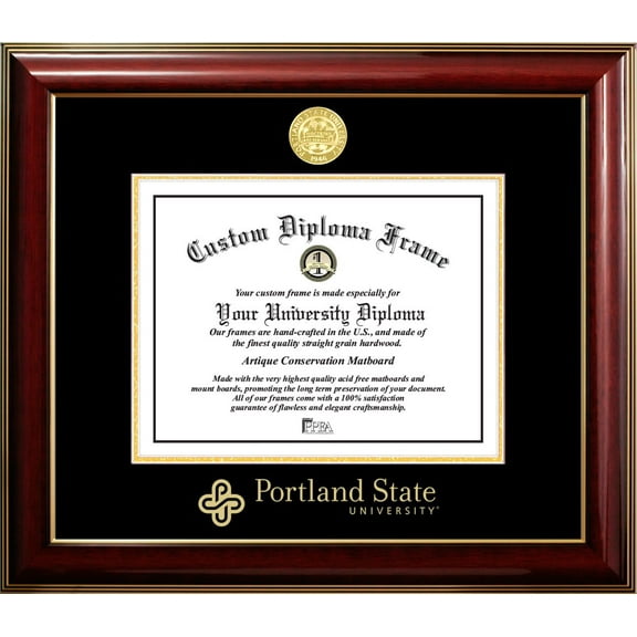 Portland State University Classic Diploma Frame
