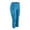 Light Blue, variant on Bixock Girls Leggings High Waist Yoga Pants with Pockets Kids Soild Color Soft Casual Capri Pant Workout Activewear Girls Clothings Size 6-7Years