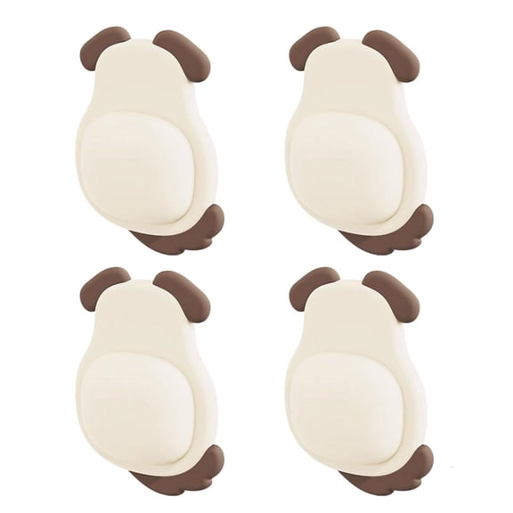 MOMOJIA Reusable Soft Rubber Wall Protectors Anti Collision Refrigerator Door Back Wall Sticker Adhesive Door Bumper Pad