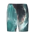 thumbnail image 3 of Picia Surfing Shark Pajama Shorts for Men, Men's Pajama Bottoms, Sleepwear,Short Pajama Pants-Medium, 3 of 9