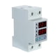 thumbnail image 3 of Relé 63a 220V DIN Rail Ajustable Sobre VoltaJe y Bajo Voltaje Protector Protector Relé Sobre Protección de Corriente Uso del Hogar Pantalla LED DUAL, 3 of 7