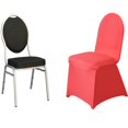 thumbnail image 2 of BalsaCircle 25 pcs Spandex Stretchable Banquet Chair Covers for Party Wedding Linens Decorations Dinning Ceremony, 2 of 5