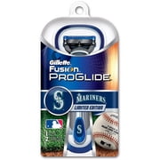 Gillette Fusion Proglide, Manual Razor, Seattle Mariners, 1ea