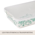thumbnail image 4 of The Pioneer Woman Agatha Rectangular Baker with Lid, 9" x 13", Green, 4 of 9
