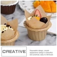 thumbnail image 4 of Shisuyan Heat Resistant Cake Trays Light Yellow 100Pcs 3.14X2.16X1.97In, 4 of 9