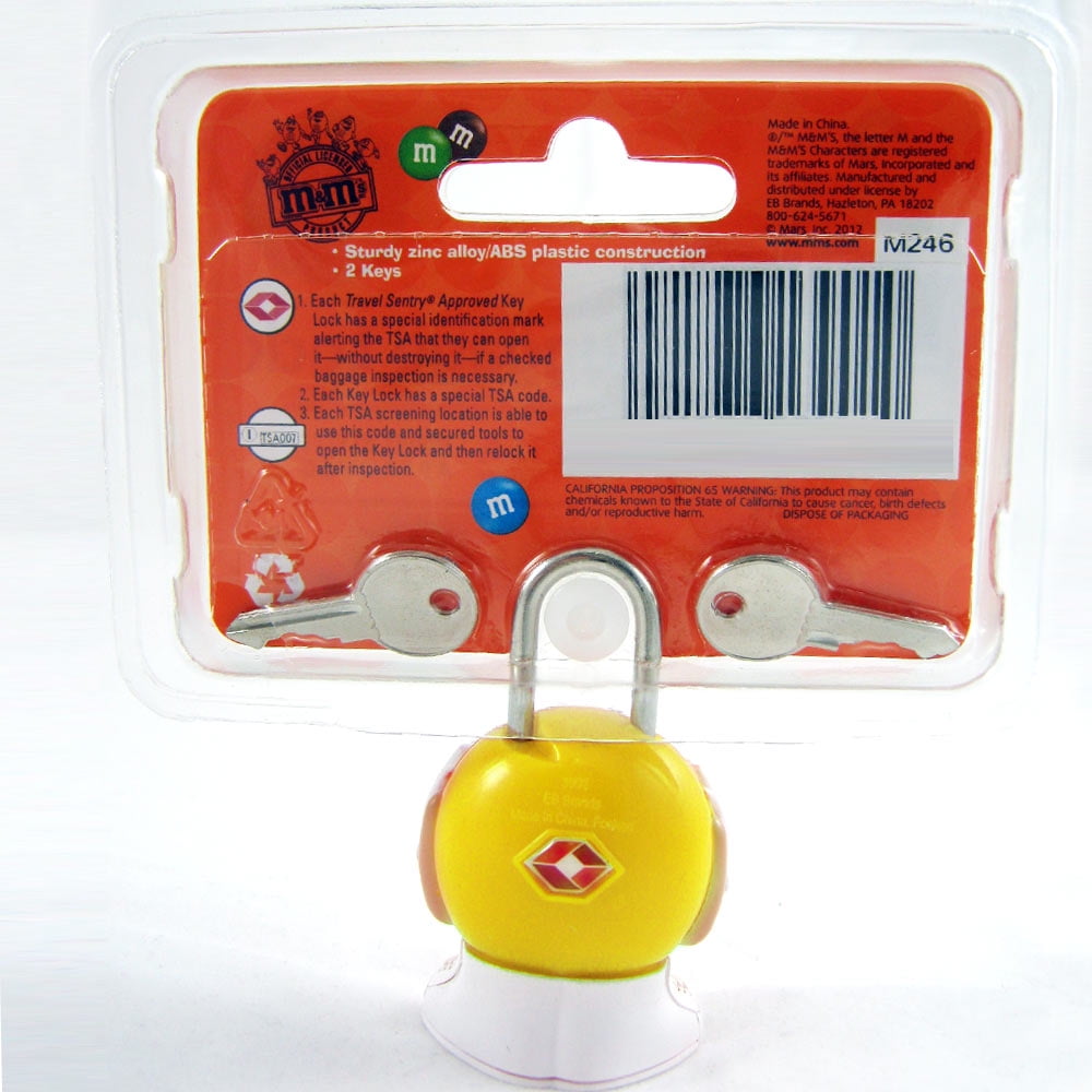 m&m luggage lock
