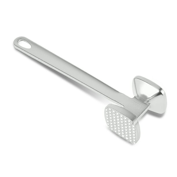 Martillo para ablandar carne Unique Bargains, aplanador de carne de aleación de aluminio de doble cara, herramientas para ablandar carne de res, pollo y bistec
