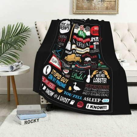 Friends Tv Show Normal Super Cozy Soft All Seasons Blanket For Women Men Gifts Bed Couch Home Decor