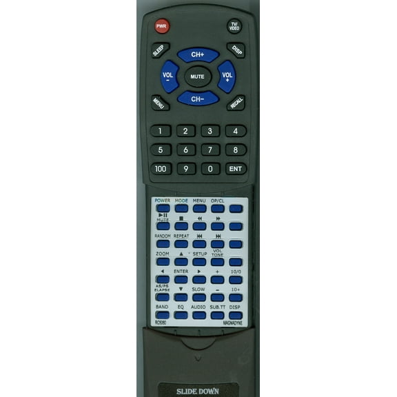 Replacement Remote for MAGNADYNE RC5060, RV5055, RV5060, RTRC5060