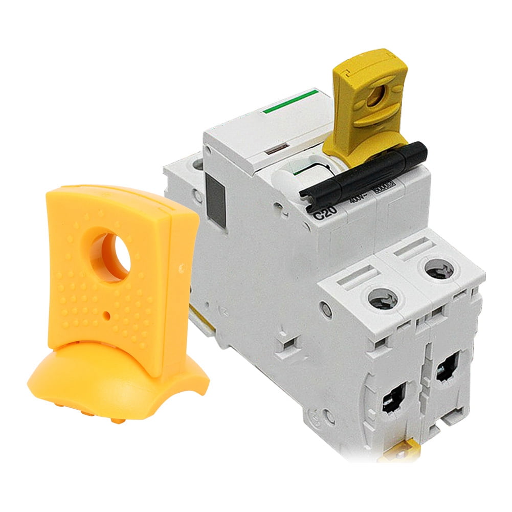 VOANZO Universal Circuit Breaker Lockout Switch Lockout Easy to Use CBL01-2 Miniature Circuit Breaker Lock DZ47 Electrical Switch Lock