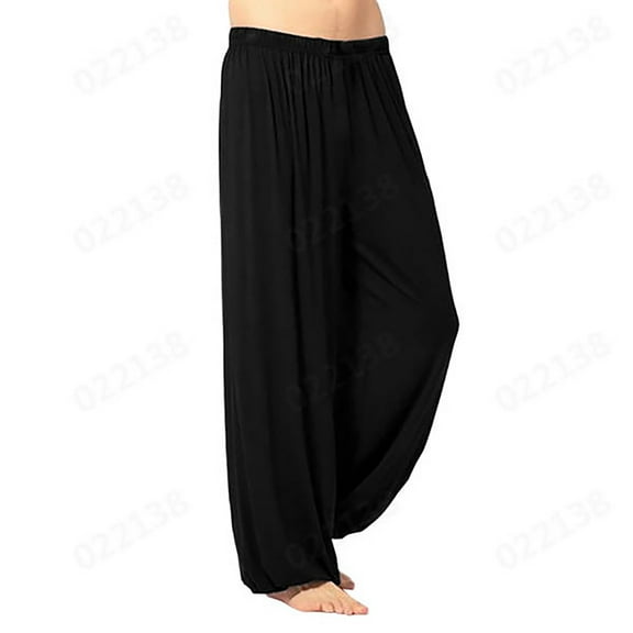 Dpytoraw Dancing Yoga Jogger Trousers Loose Men's Casual Fashion Solid Pant Sweatpants
