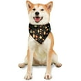 thumbnail image 2 of Christmas Dog Bandan Lights Print Soft Triangle Kerchief Washable Pet Bandanas Portable Triangle Scarf Easy Carry, 2 of 3