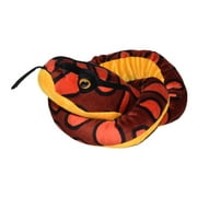 Wild Republic Plush Snake Rainbow Boa Stuffed Animal, 54 Inches