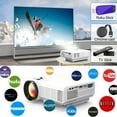 thumbnail image 4 of Mini Bluetooth 5.1 Projector with 100" Projector Screen, Full HD 1080P 170" Display Supported, 4 of 5