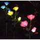 thumbnail image 3 of LED Rose Solar Flower Lights Luces de estaca de jardín decorativas al aire libre para Garden Yard Grave Jarrón Flores Decoración Pink brillar Hogar, 3 of 6