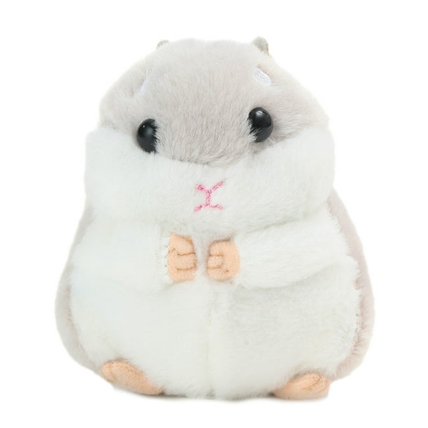 Lindo muñeco de hámster de peluche llavero animales de peluche llavero encanto bolso colgante