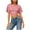 Pink, variant on Crop T-shirts for Women Casual Summer Trendy Short Sleeve Tops Going Out Cropped Tees Crewneck Plain Tshirts (XL, Light Blue)
