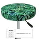 thumbnail image 4 of Disketp Monstera Leaves Funda Redonda para Taburete, Funda de Cojín para Silla de Bar Suave y Elástica-14 inch, 4 of 7