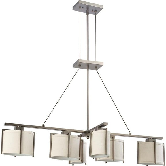 Nuvo Portia 60/4051 6-Light Island Pendant - 23W in. - Hazel Bronze - ENERGY STAR