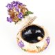 thumbnail image 1 of Diamond Painting Enamel Metal Jewelry Box Organizer Craft Decor Orange, 1 of 2