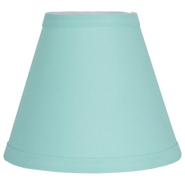 Urbanest Turquoise Cotton Chandelier Lamp Shade, 3x6x5"