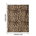 thumbnail image 2 of zhangmingg Couverture en Flanelle Douce Confortable Chaude Design Imprimé Animal pour Lit Canapé Sofa, 2 of 6
