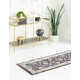 thumbnail image 4 of Rugs.com Eco Traditional Collection Rug – 8 Ft Runner Charcoal Gray Medium Rug Perfect For Hallways, Entryways, 4 of 9