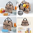 thumbnail image 5 of Yuyamidu Khaki Bow Camo 4-in-1 School Backpack Set, 17 Inch Large Capacity Bookbag with Lunch Box, Pencil Case, Water Bottle Sleeve for Teens Girls School Travel Daily Use, 5 of 7
