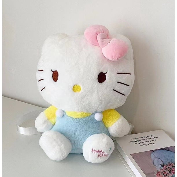 Sanrio-Bolso de peluche de Hello Kitty, mochila de estilo japonés para padres e hijos, bonito juguete de peluche