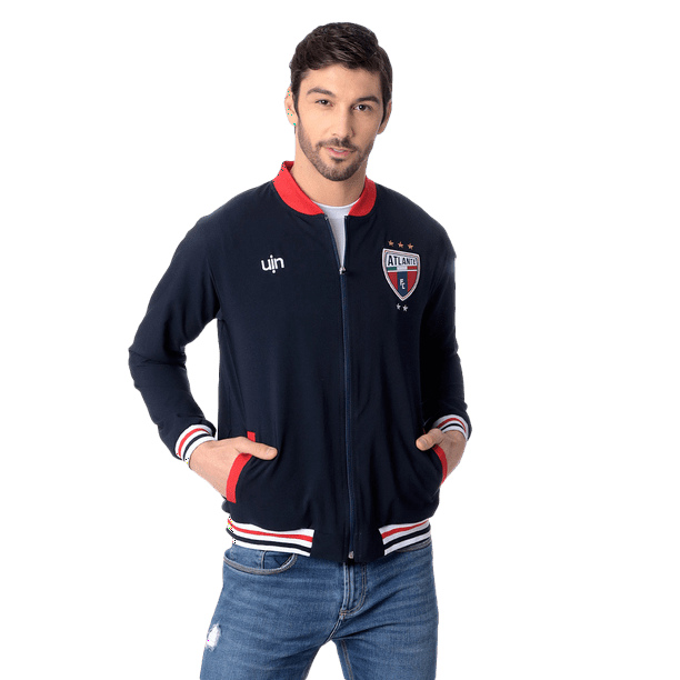 Chamarra Bomber Equipo FC Atlante 2021 S UIN Caballero Azul