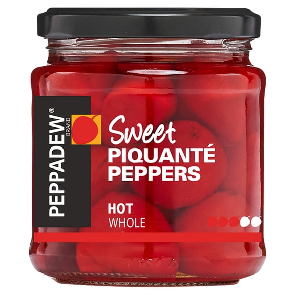 Peppadew Sweet Piquante Peppers Hot Whole 260g, Imported from Britain