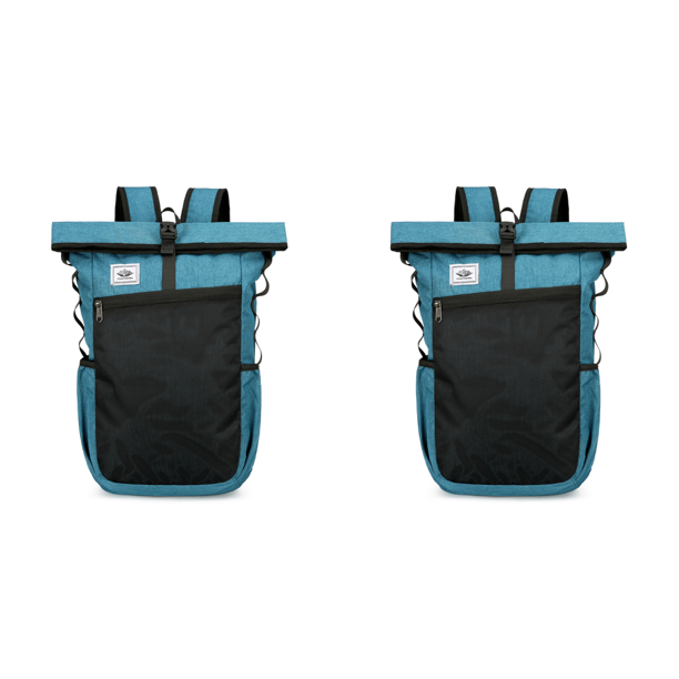 Mochila plegable ligera de 20 litros mochila de viaje para senderismo para hombres y mujeres color verde