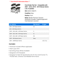 thumbnail image 2 of Front Brake Pad Set - Compatible with 2007 - 2014, 2018 - 2019 Nissan Sentra 2.0L 4-Cylinder 2008 2009 2010 2011 2012 2013, 2 of 2