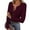 B_ Wine, variant on Olyvenn Womens Long Sleeve Tops 2026 Spring Trendy Outfits Clothes Slim Fit Casual Basic Tees Button Henley T Shirts Solid Blouse Navy L