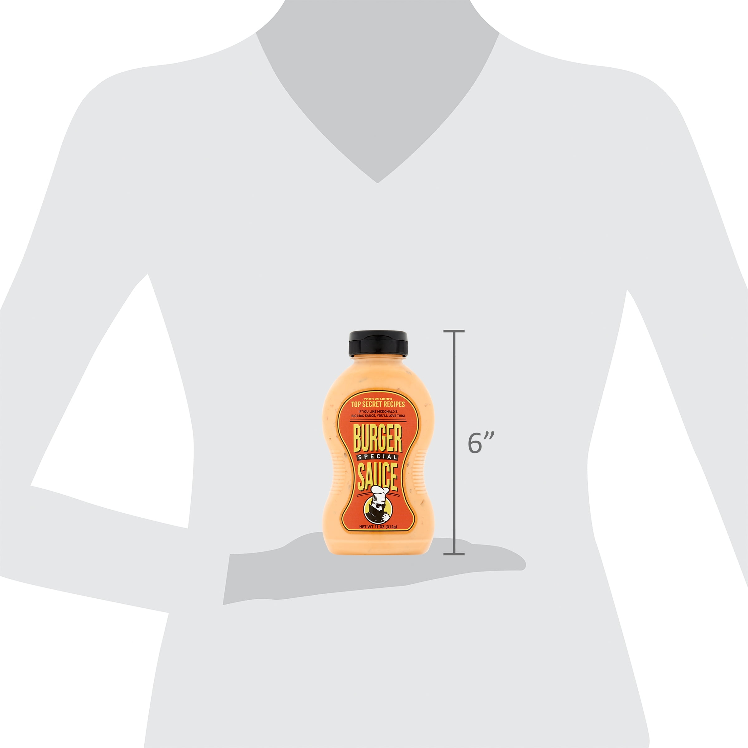 Top Secret Recipes Burger Special Sauce (like Big Mac Sauce) - for Burgers, Sandwiches & Wraps - New 11 oz Bottle