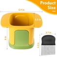 thumbnail image 3 of Xohny French Fry Cutter, Fast Potato Slicer with Crinkle Wavy, 3 of 7