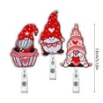 thumbnail image 4 of ID Badge Holders Felt Badge Reel Retractable Badge Holder Stretching Length 25'', 4 of 11