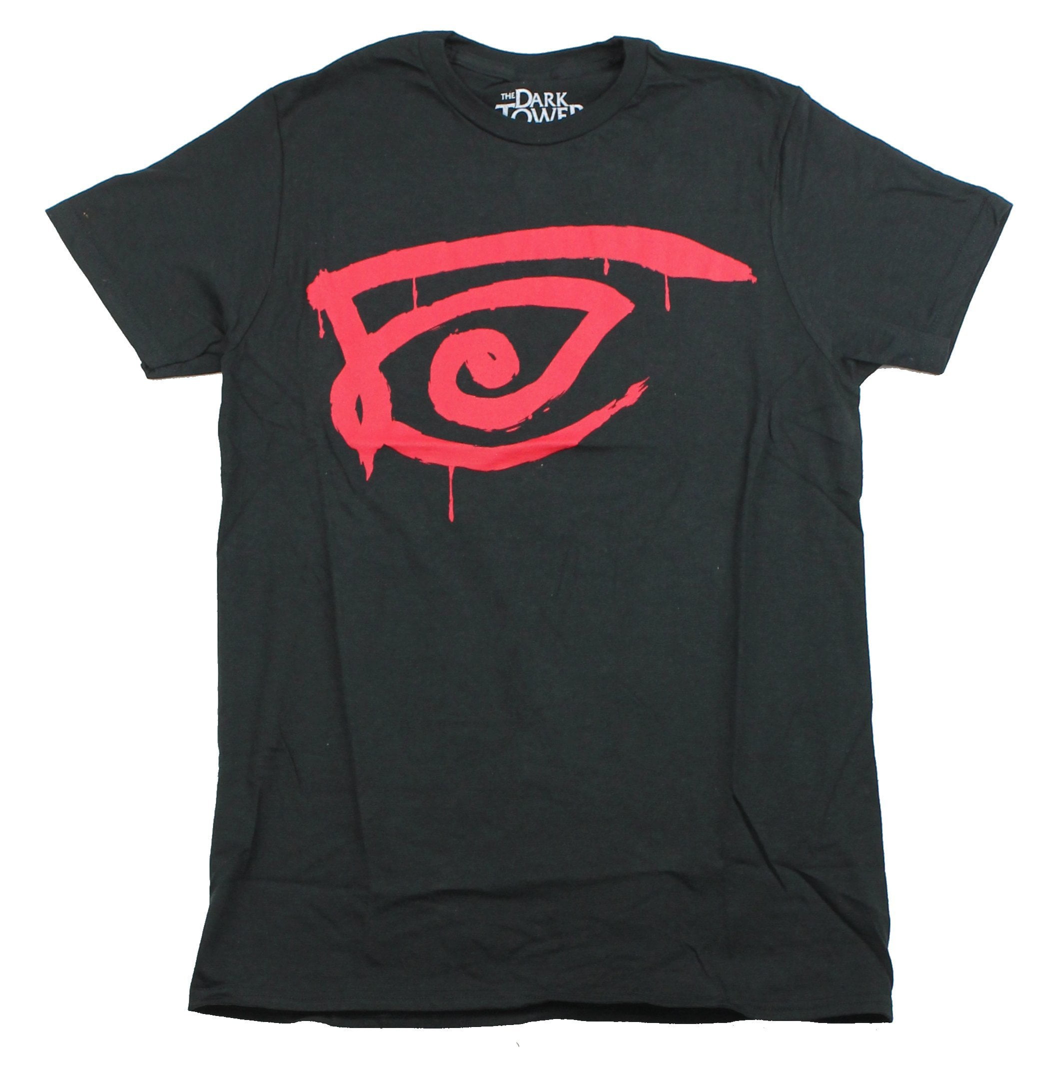 Dark Tower Mens T-Shirt - All Hail The Crimson King Eye Sigil (Large ...