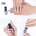 thumbnail image 2 of TFT Stainless Steel Mirror Silver Nail Polish 17 Colors 6ML, 2 of 2