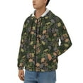 thumbnail image 3 of Vsdgher Camouflage Skulls Mens Hoodies Zip Hoodie, Hoodies for Men, Zip-up Hooded Sweatshirt-Medium, 3 of 5