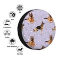 thumbnail image 3 of Bingfone German Shepherd Dog Spare Tire Cover Weatherproof Universal Wheel Protectors for RV Camper Travel Trailer SUV Truck-16 inch, 3 of 8