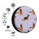 thumbnail image 4 of Fotbe German Shepherd Dog Funda de Llanta de Repuesto con Estampado, Engrosada, Ajuste Universal para Jeep, Remolque, RV, SUV, Camión-17 inch, 4 of 6