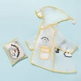 thumbnail image 2 of Odeerbi Rain Coats Kids Rain Jacket Waterproof Children Transparent Cute Printed Wearable Lightweight M, 2 of 9