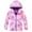A Pink, variant on Cnbwig Girls Coats Winter Jackets Floral Printed Kids Lined Windbreaker Warm Jacket Zipper Waterproof Coat Outdoor Warm Raincoat Girls Outwear Trendy Fall Coats A Light Blue 2-3 T