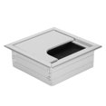 thumbnail image 3 of Cable Box, Cable Hole Cover Organizers Cable Management Box with Hairbrush for Home for School for Desktop for Office, 3 of 8