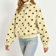 thumbnail image 4 of yillto Sweatshirt for Women Quarter Zipper Pullover Oversized Baggy Fall Casual Sweatshirts Tops, 4 of 7